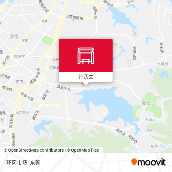 环冈市场地图