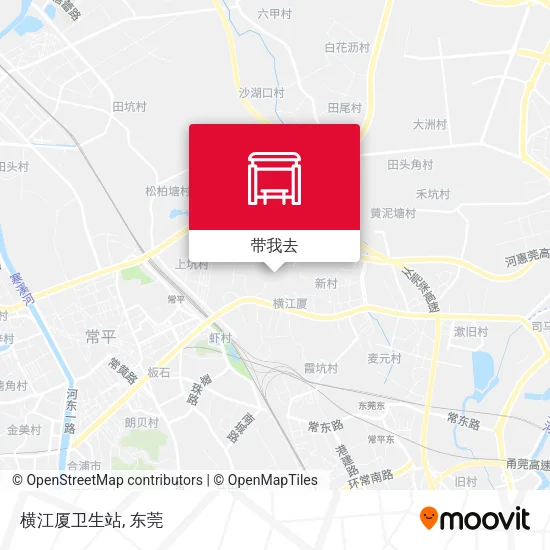 横江厦卫生站地图