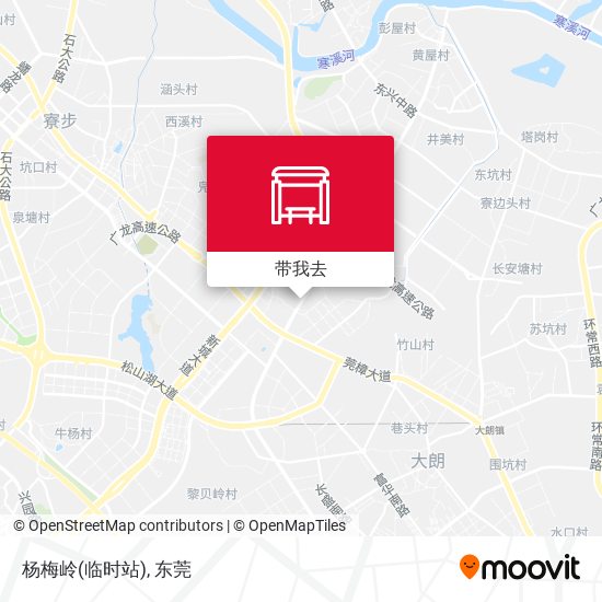 杨梅岭(临时站)地图