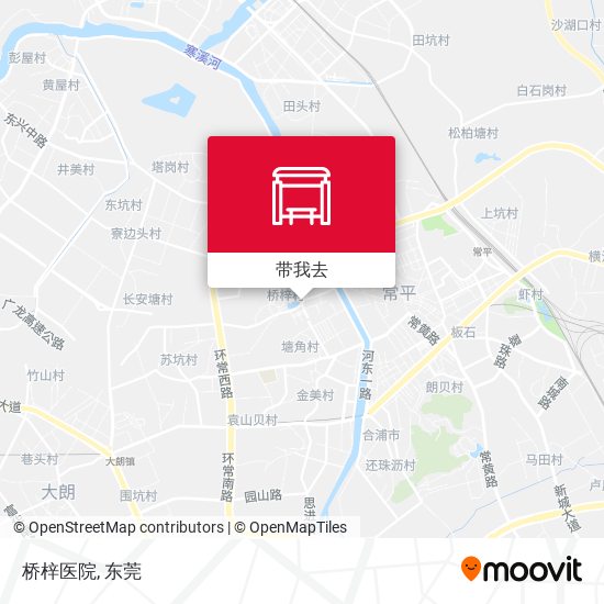 桥梓医院地图