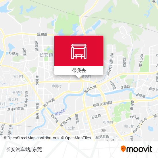 长安汽车站地图