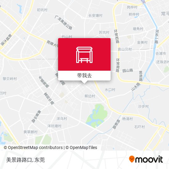 美景路路口地图