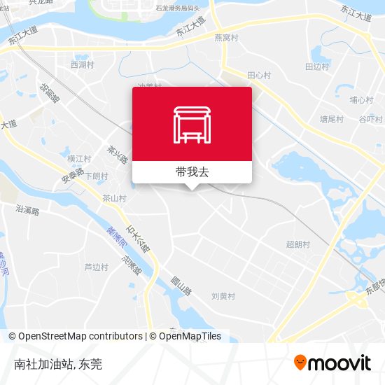 南社加油站地图
