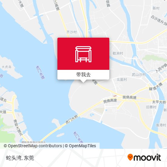 蛇头湾地图