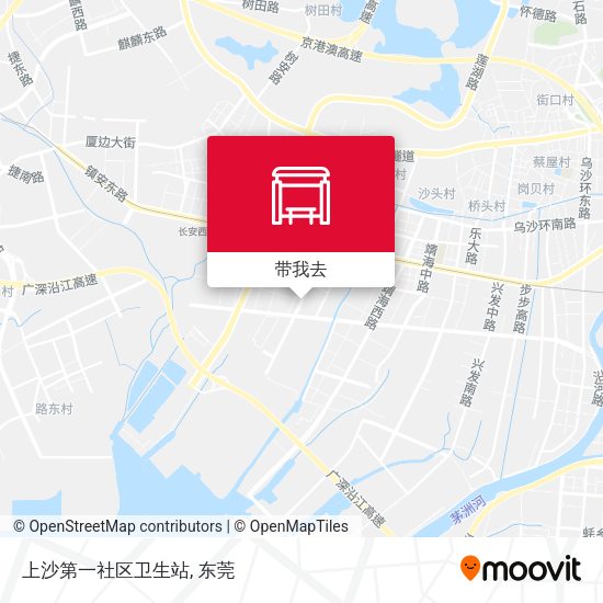 上沙第一社区卫生站地图