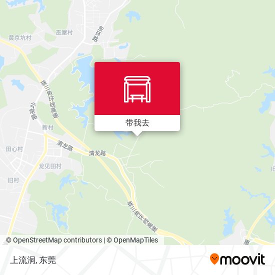 上流洞地图