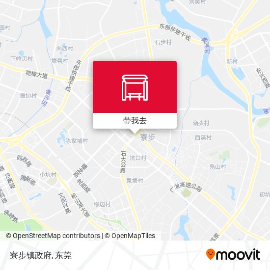 寮步镇政府地图