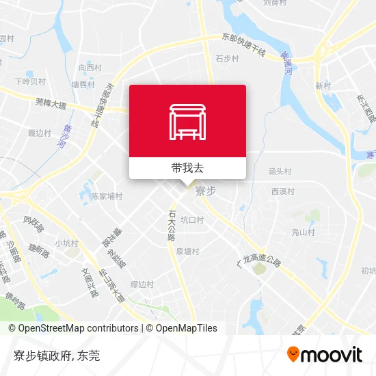 寮步镇政府地图