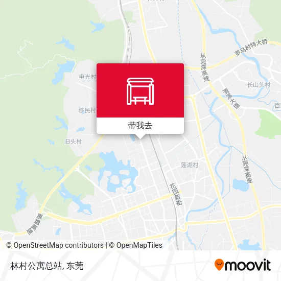 林村公寓总站地图