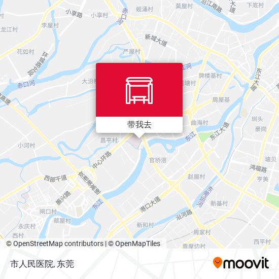 市人民医院地图