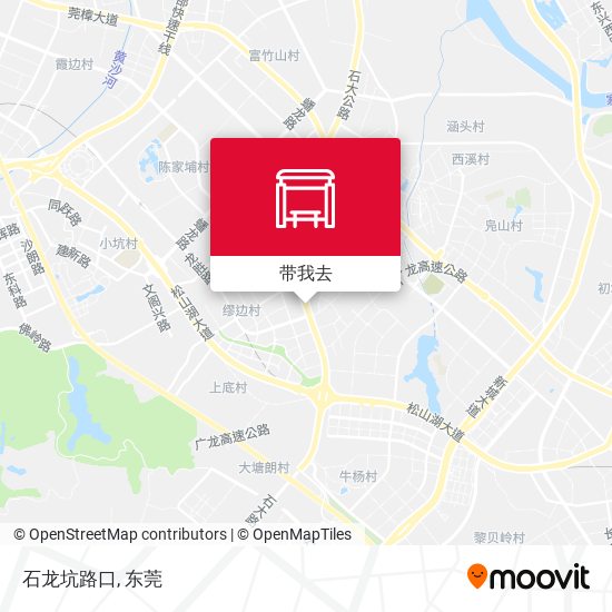 石龙坑路口地图