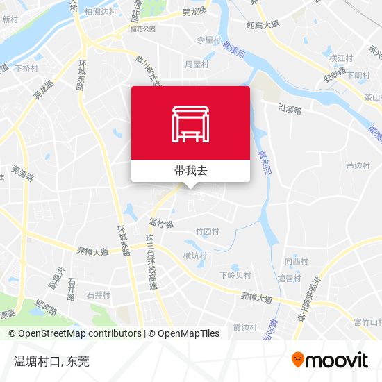 温塘村口地图