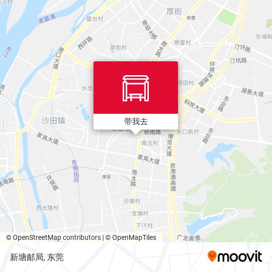 新塘邮局地图