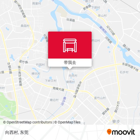 向西村地图