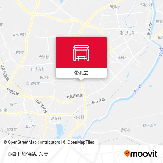 加德士加油站地图