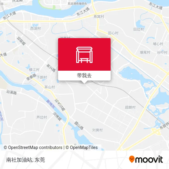 南社加油站地图