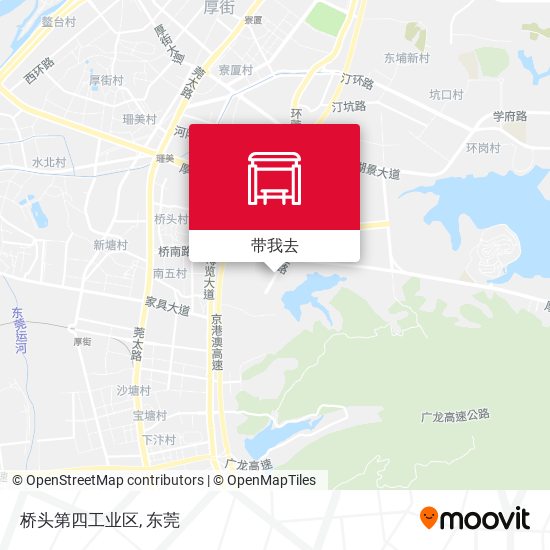 桥头第四工业区地图