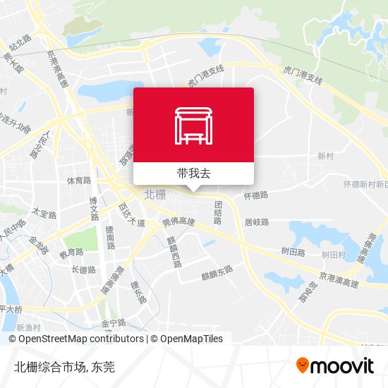 北栅综合市场地图