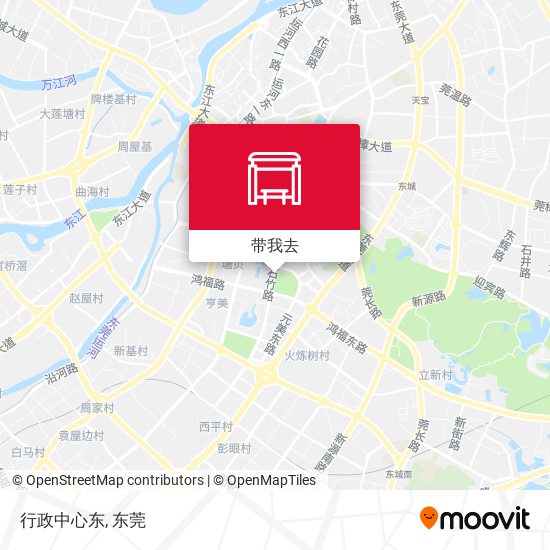 行政中心东地图