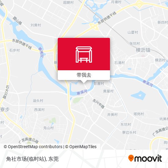 角社市场(临时站)地图