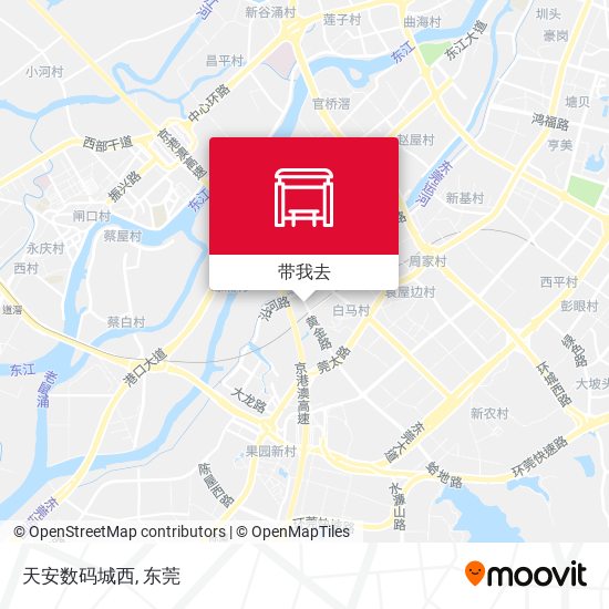天安数码城西地图