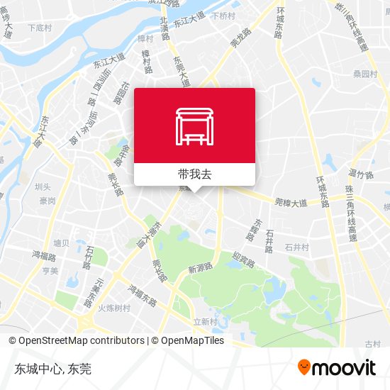 东城中心地图