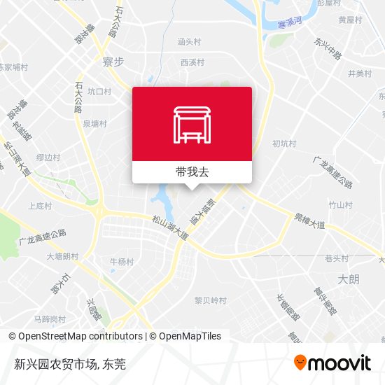 新兴园农贸市场地图