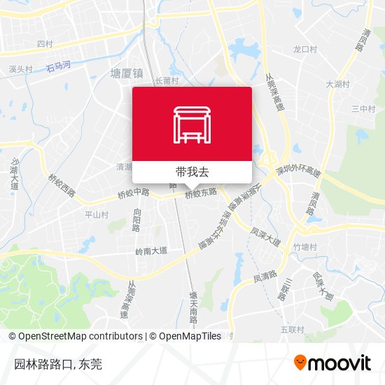 园林路路口地图