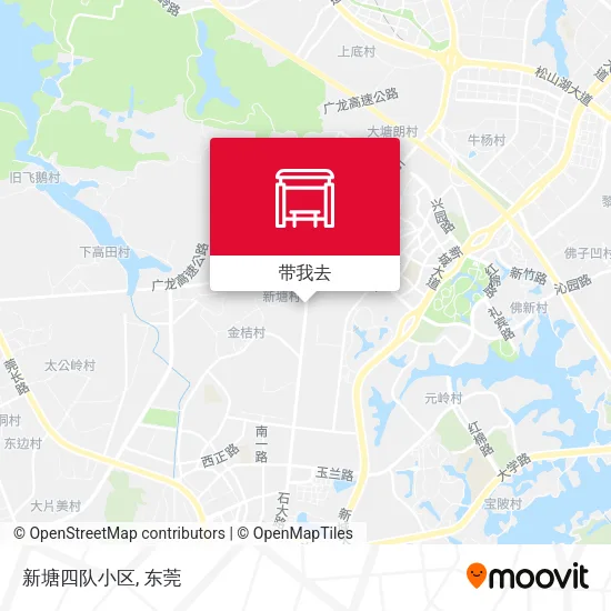 新塘四队小区地图