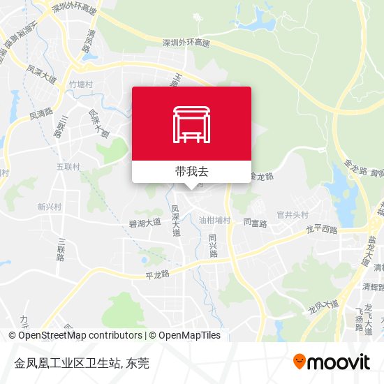 金凤凰工业区卫生站地图