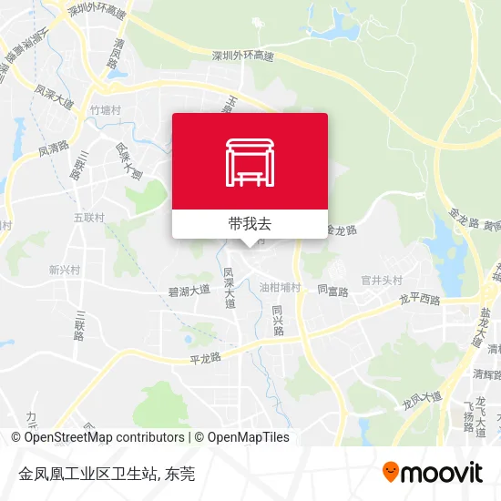 金凤凰工业区卫生站地图