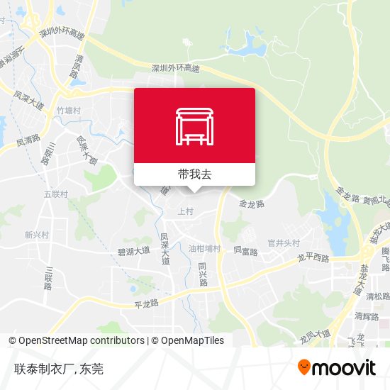 联泰制衣厂地图