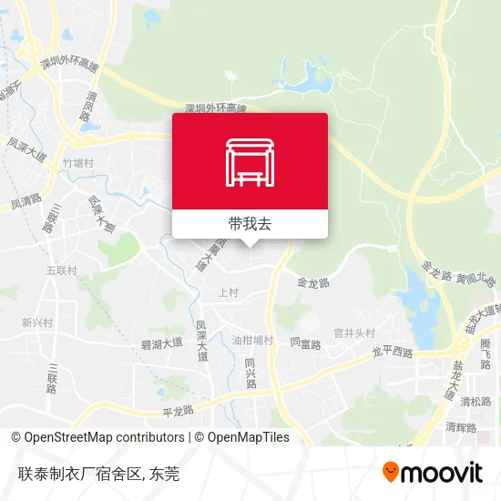联泰制衣厂宿舍区地图
