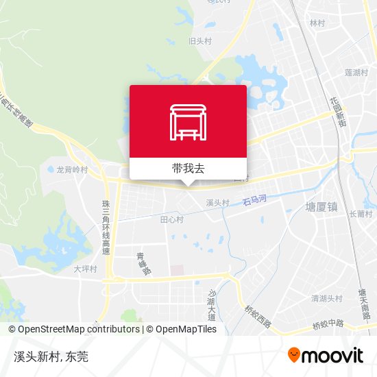 溪头新村地图