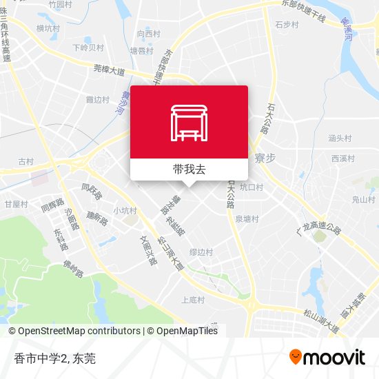 香市中学2地图