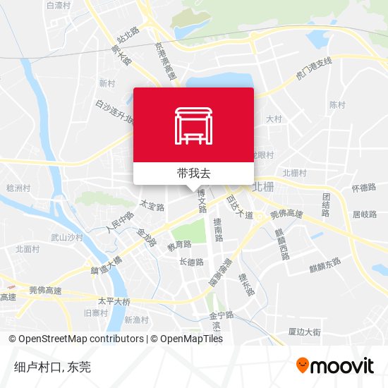 细卢村口地图