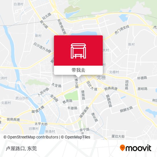 卢屋路口地图