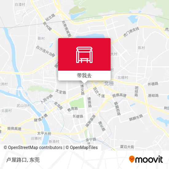 卢屋路口地图