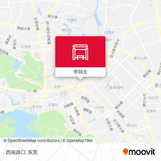 西南路口地图
