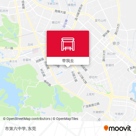 市第六中学地图
