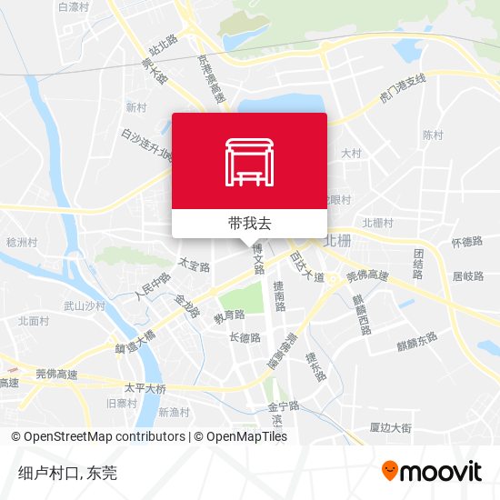 细卢村口地图