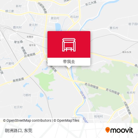 朗洲路口地图