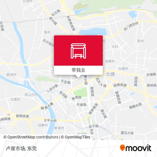 卢屋市场地图