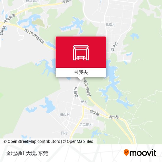 金地湖山大境地图