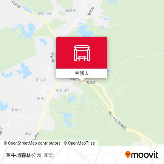 黄牛埔森林公园地图