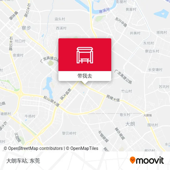 大朗车站地图