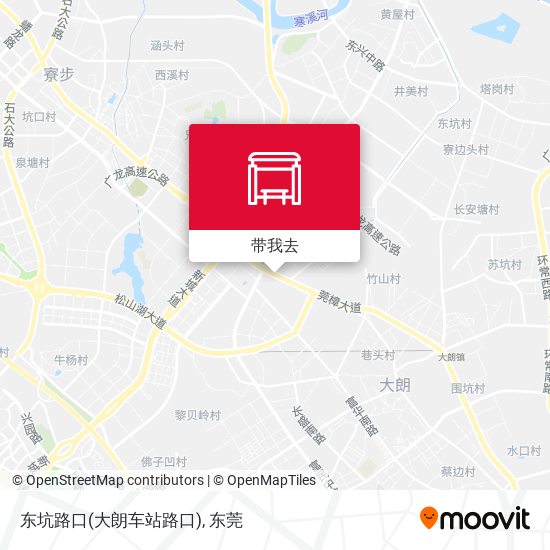 东坑路口(大朗车站路口)地图