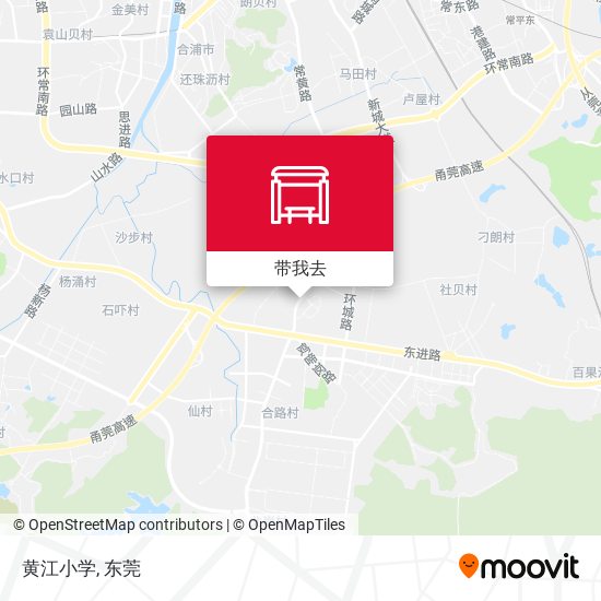 黄江小学地图