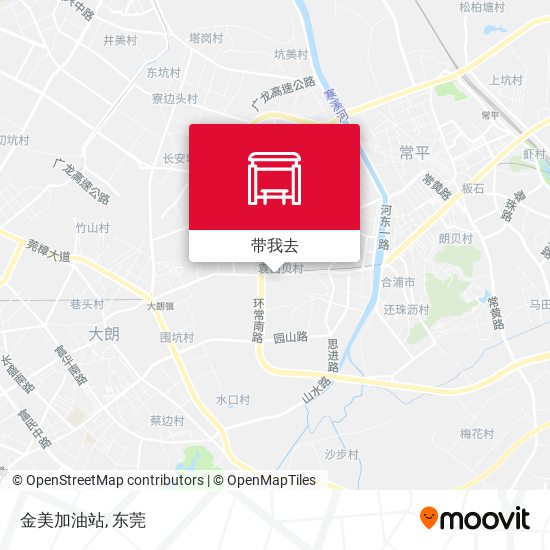 金美加油站地图