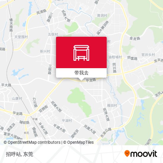 招呼站地图
